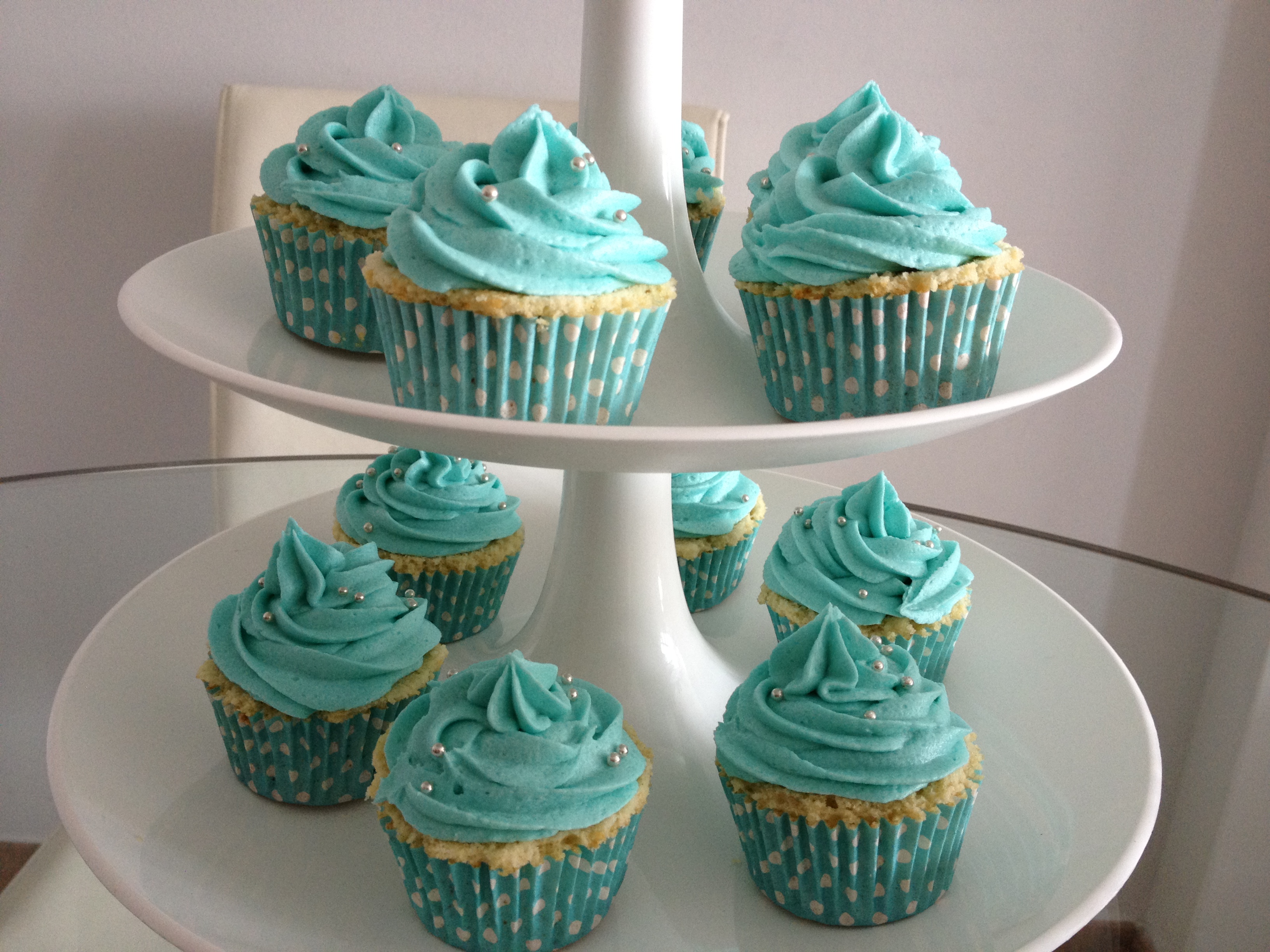 Cupcakes para baby shower